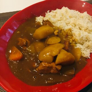 トマト缶で！野菜ゴロゴロトマトカレー